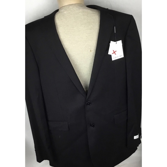 Calvin Klein X-Fit Black Slim Fit Suit - Picture 5 of 7